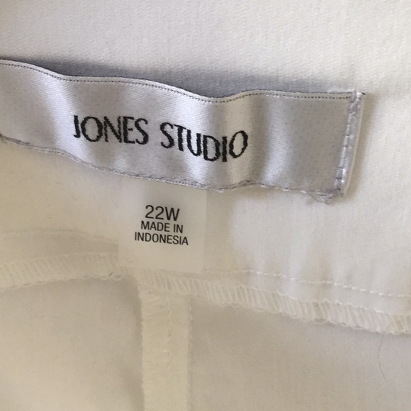 Jones studio white stretch pant size 22W - Picture 5 of 6